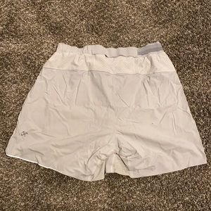 Light grey men’s lululemon shorts